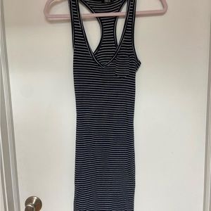 Stripped mini dress